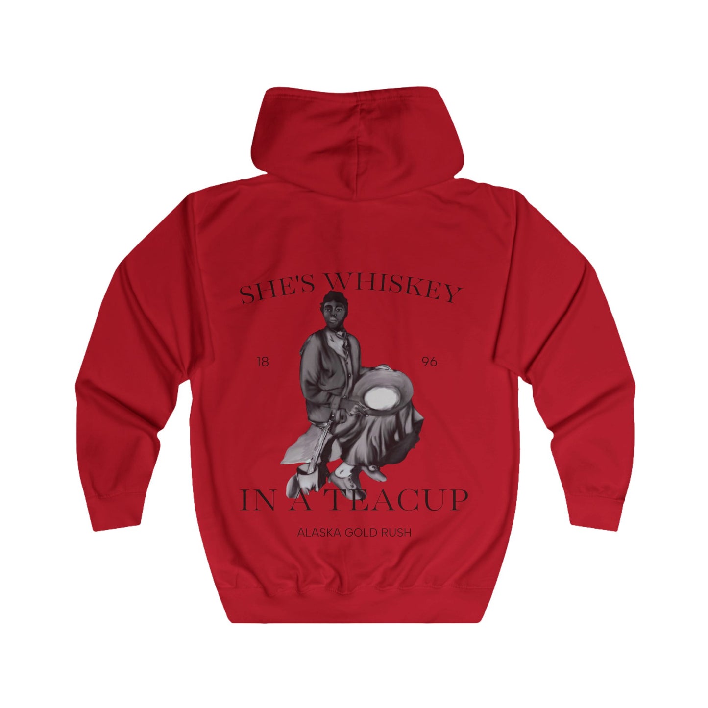 Alaska Gold Rush Woman Hoodie — Vintage Gold Miner Design