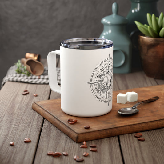 Nautical Adventure Insulated Coffee Mug - 10oz